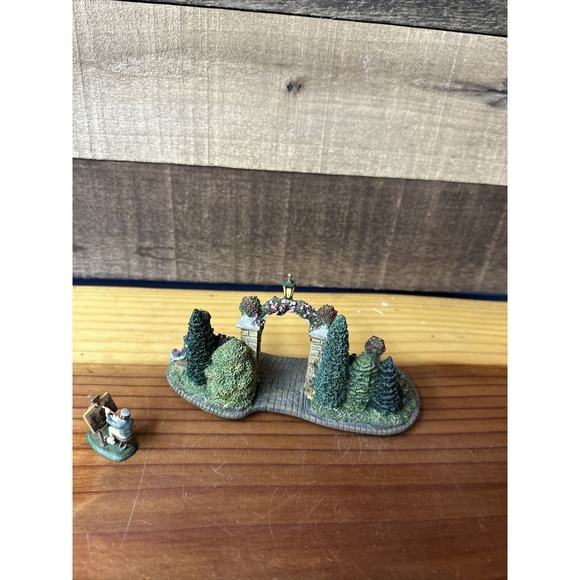 Hawthorne Thomas Kinkade Lamplight Series Lamplight Village Sign Plus Extra - Picture 5 of 6